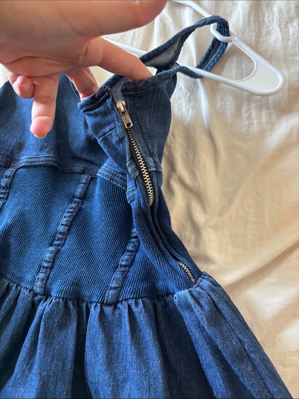 Fashion Nova Dark Denim Mini Dress - Blue - Picture 4 of 5